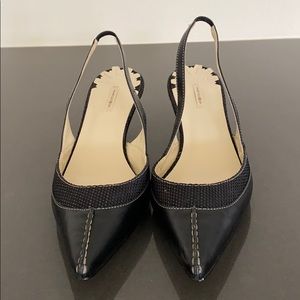 BRAND NEW Max Studio kitten heel sling backs